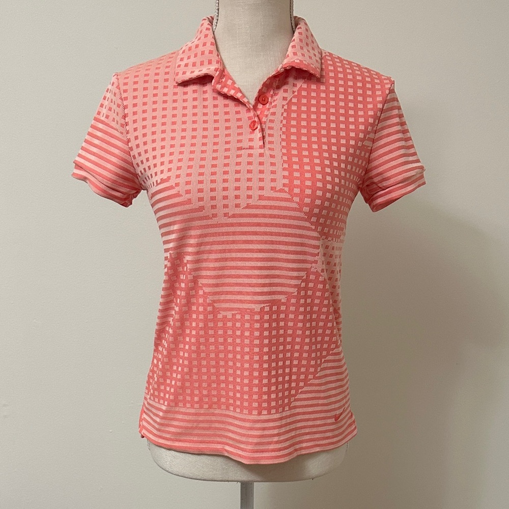 Nike Women's Coral Short Sleeve Dri-Fit Polo